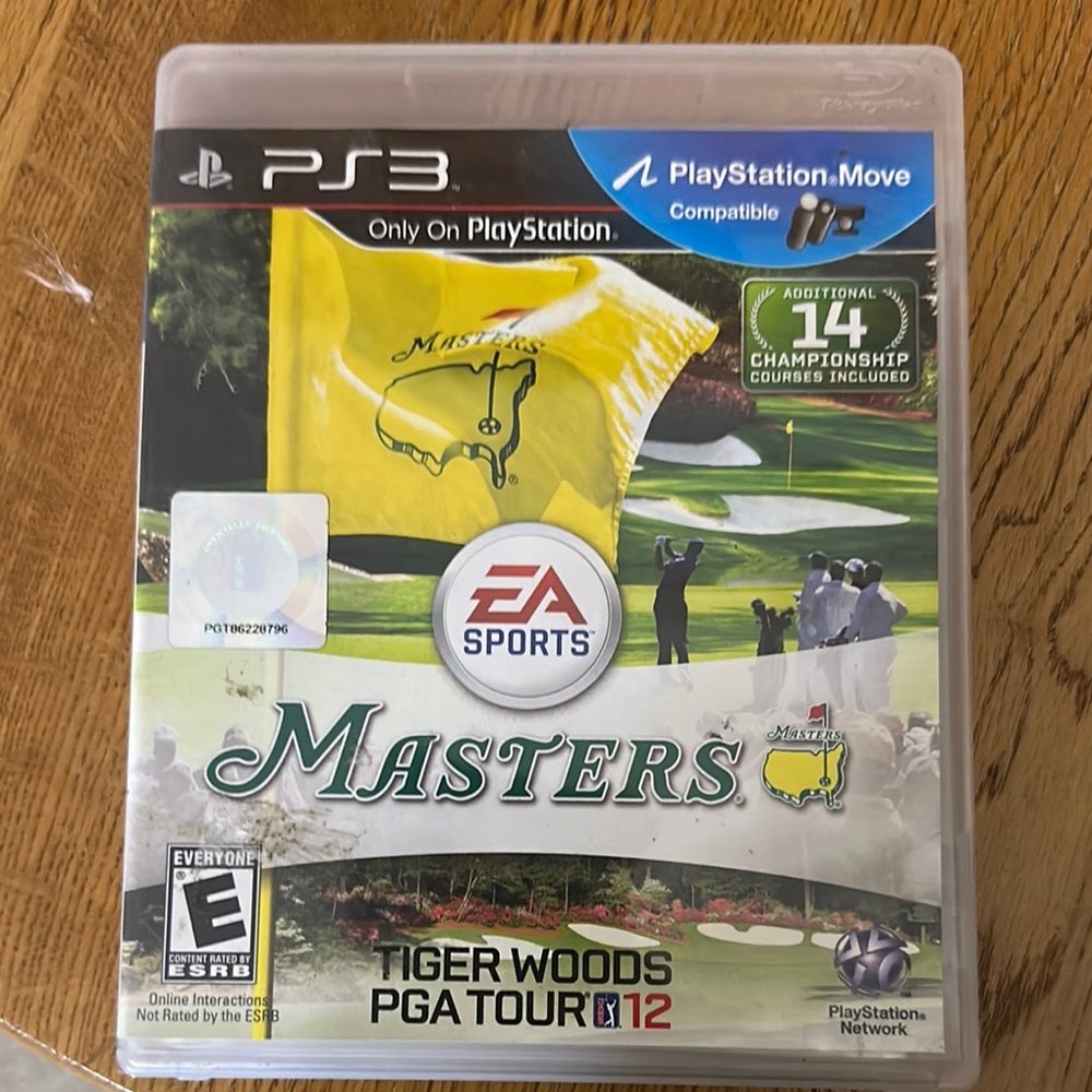 Yellow Digital Golf Game for PS3
